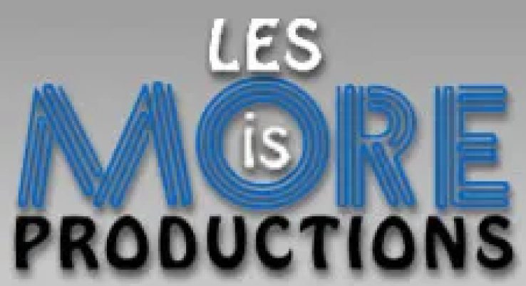 Les More is Productions logo design